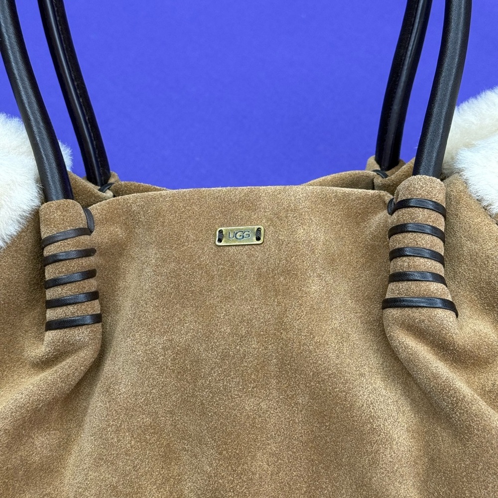 UGG Tan and Cream Tote Bag - Picture 6 of 9